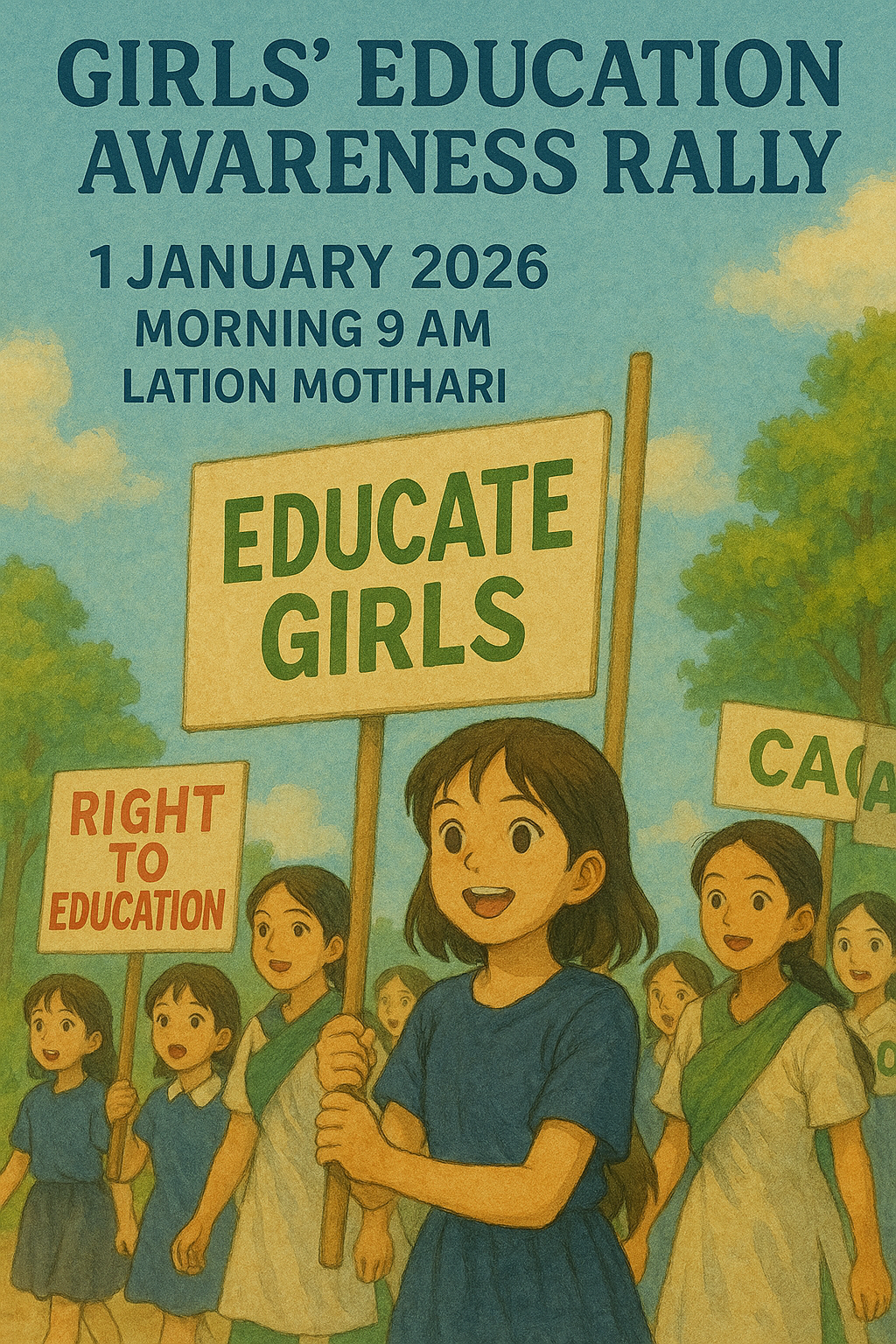 Girls’ Education Awareness Rally